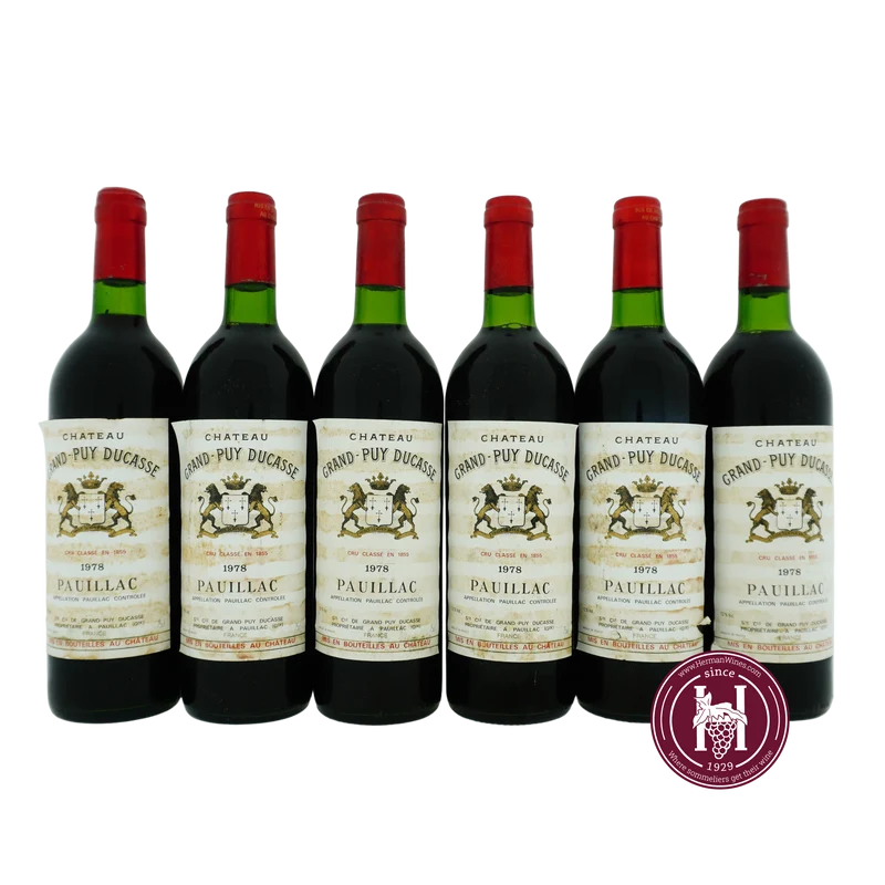 Pauillac - Chateau Grand-Puy Ducasse - 1978 - 0.75 L - Frankrijk - Bordeaux - Rood