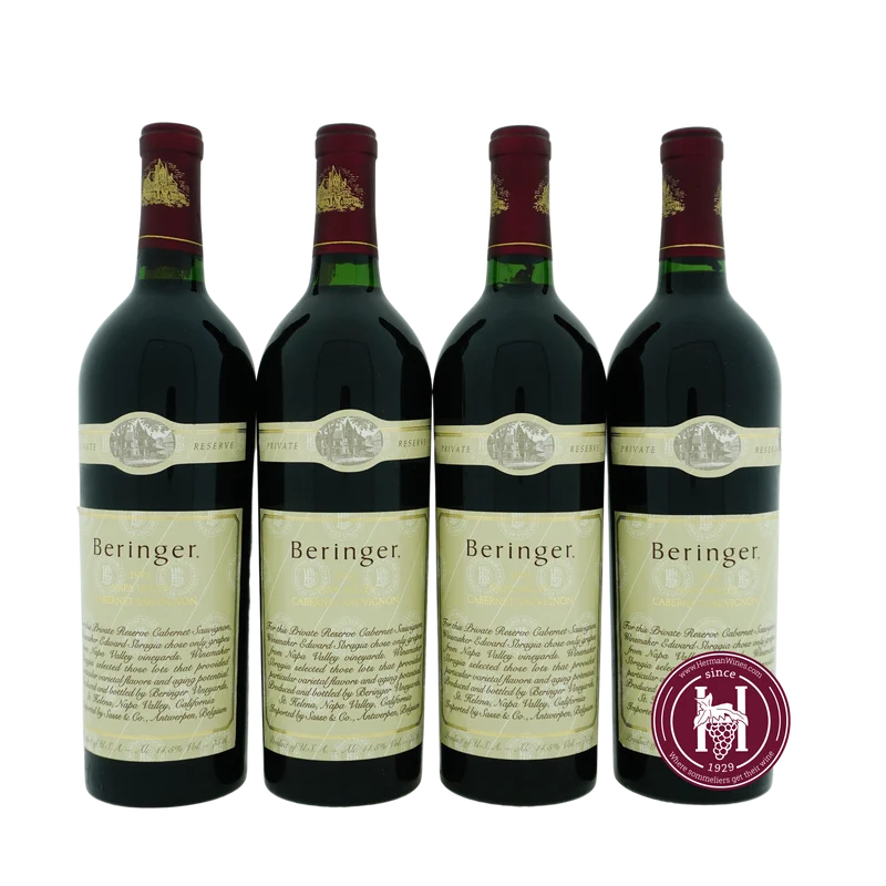 Private Reserve Cabernet Sauvignon - Beringer Vineyards - 1992 - 0.75 L - USA - Napa Valley - Wit