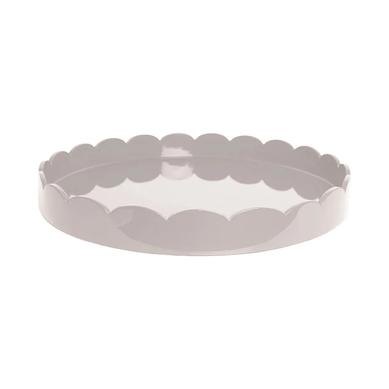 Dienblad Cappuccino Sint-jakobsschelp rond 50cm