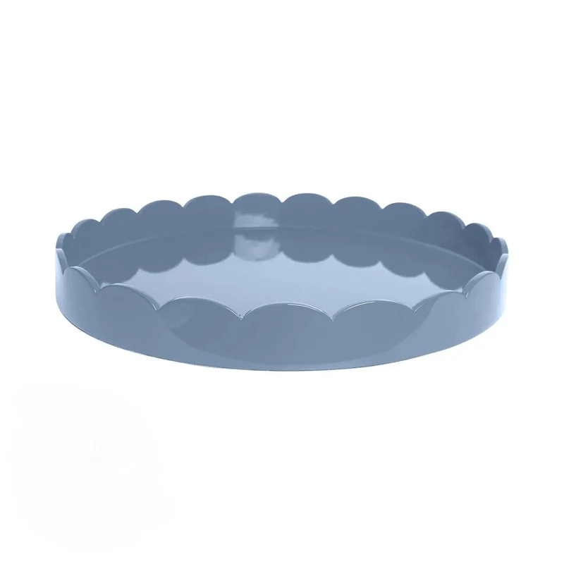 Dienblad Chambray Sint-jakobsschelp rond 40cm
