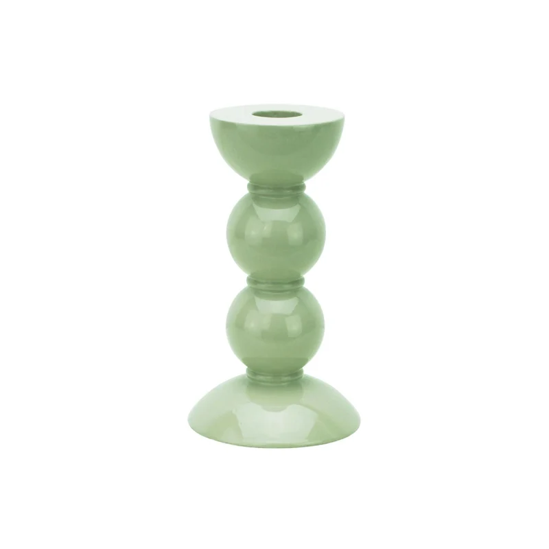 Kandelaar Bobbin Sage 14cm