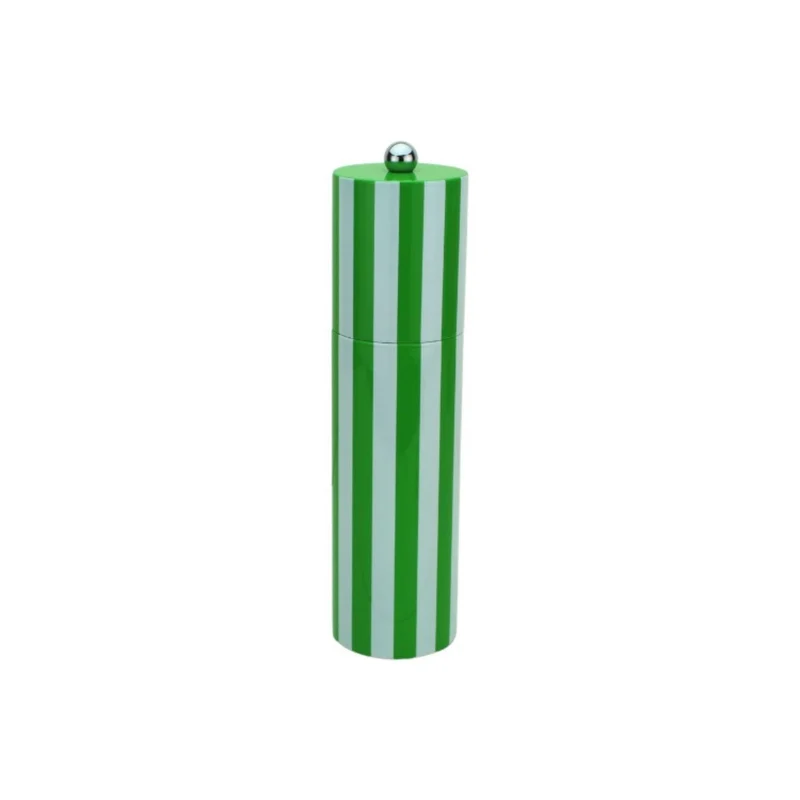 Peper- en zoutmolen Stripe Leaf & White 23cm