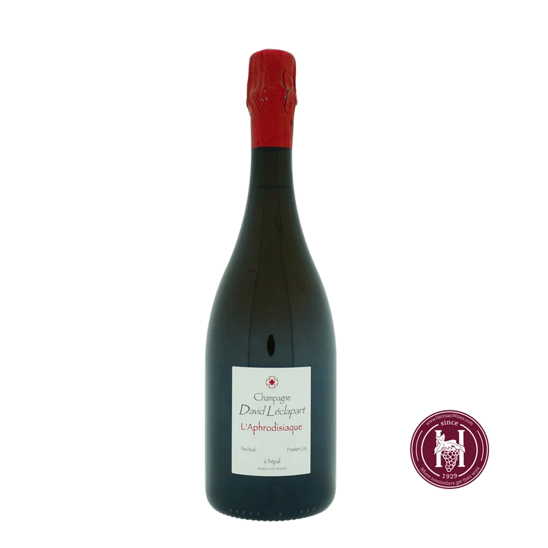 Champagne 1er cru l'Aphrodisiaque - Champagne David Leclapart - non-vintage - 0.75 L - Frankrijk - Champagne - Wit