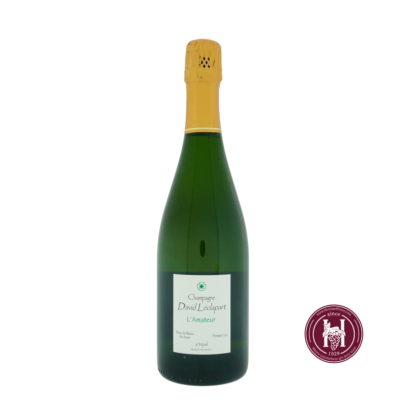 Champagne 1er cru l'Amateur - Champagne David Leclapart - non-vintage - 0.75 L - Frankrijk - Champagne - Wit