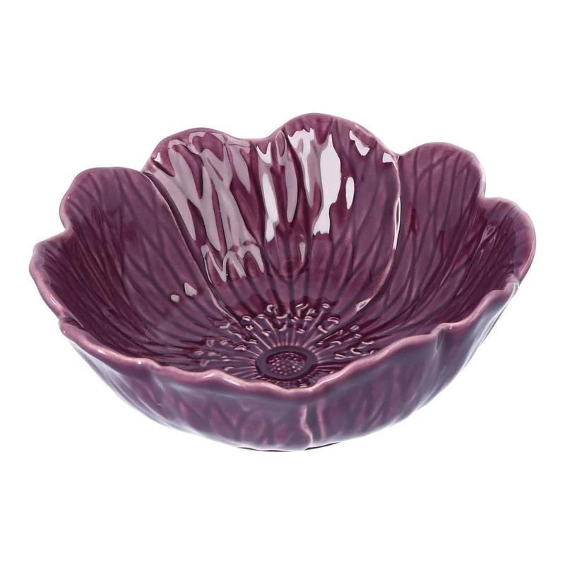 Kom Flora purple 17cm