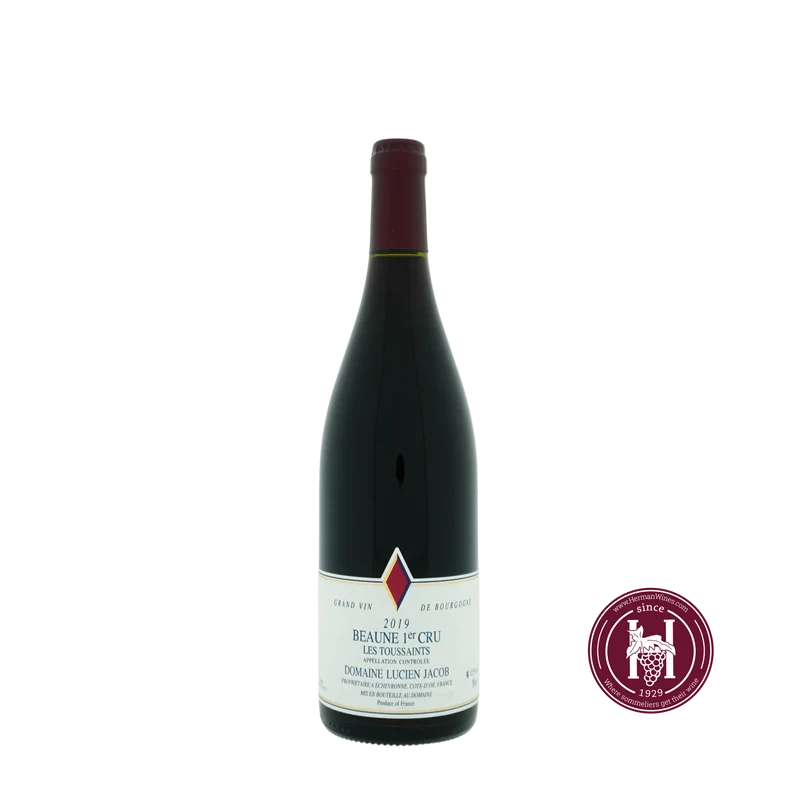 Beaune 1er cru les Toussaints - Domaine Lucien Jacob - 2019 - 0.75L - Frankrijk - Bourgogne - Rood