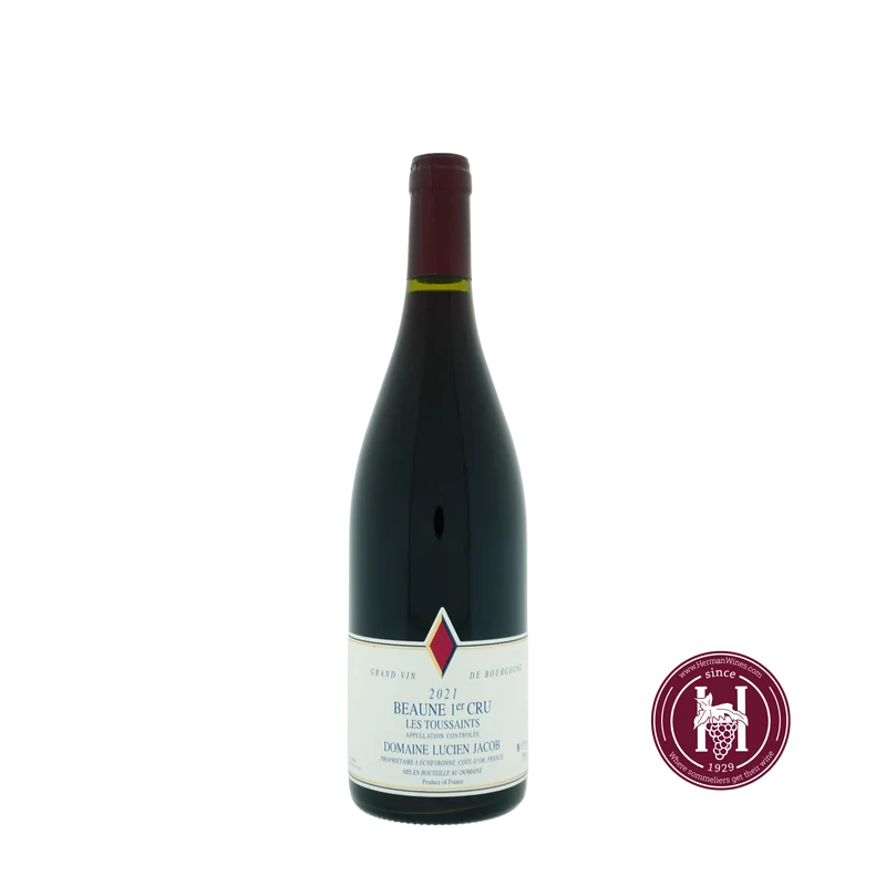 Beaune 1er cru les Toussaints - Domaine Lucien Jacob - 2021 - 0.75L - Frankrijk - Bourgogne - Rood