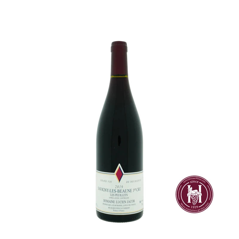 Savigny les Beaune 1er cru les Peuillets - Domaine Lucien Jacob - 2019 - 0.75L - Frankrijk - Bourgogne - Rood