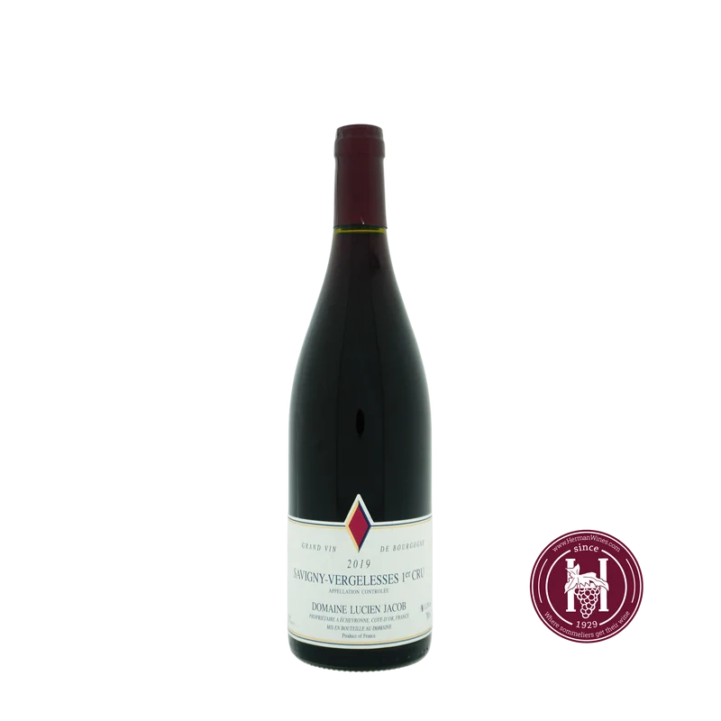 Savigny les Beaune 1er cru les Vergelesses - Domaine Lucien Jacob - 2019 - 0.75L - Frankrijk - Bourgogne - Rood
