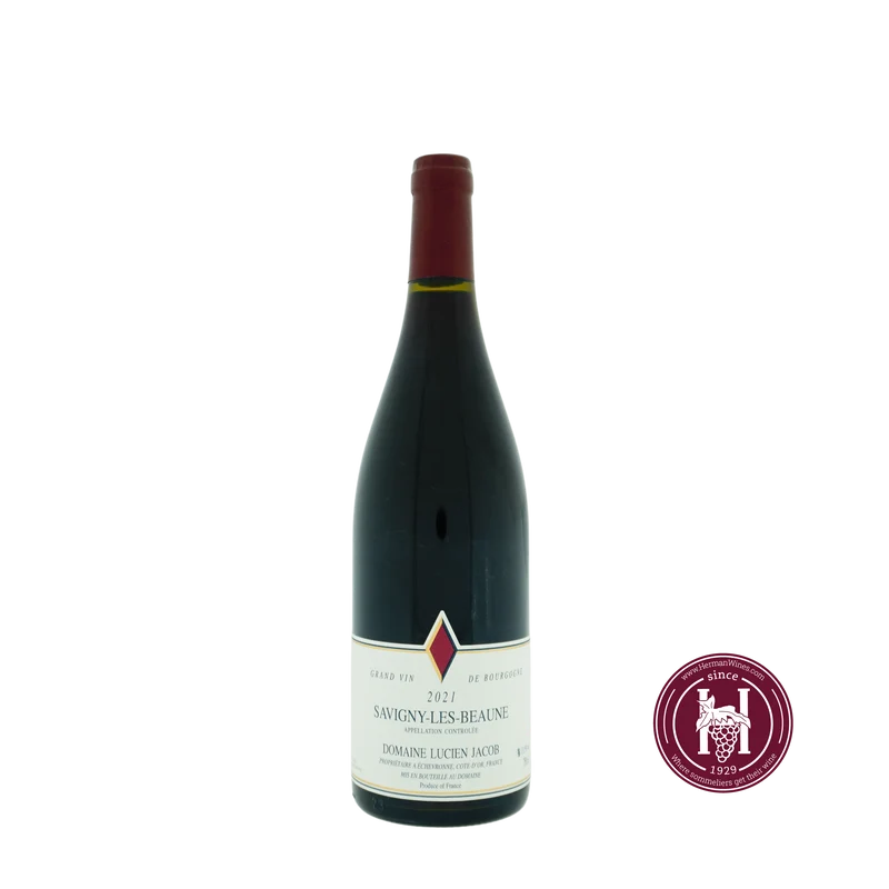Savigny les Beaune - Domaine Lucien Jacob - 2021 - 0.75L - Frankrijk - Bourgogne - Rood