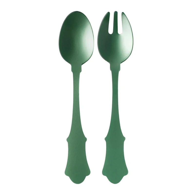 Saladebestek Honorine 2-delig Garden Green