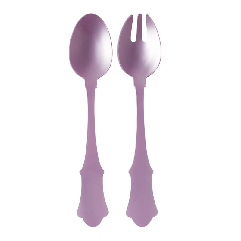 Saladebestek Honorine 2-delig Lilac