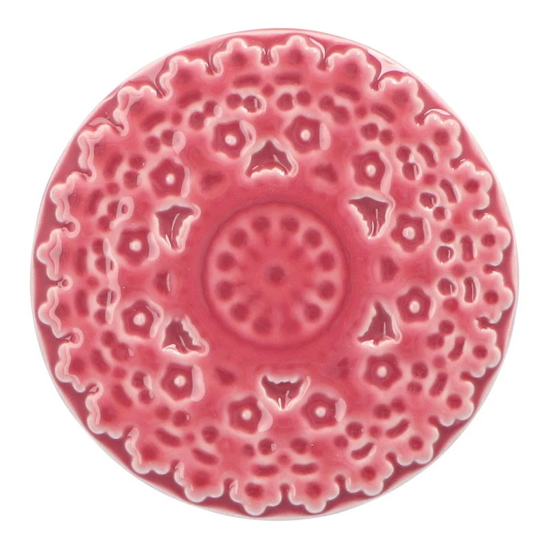Onderzetter keramiek roze