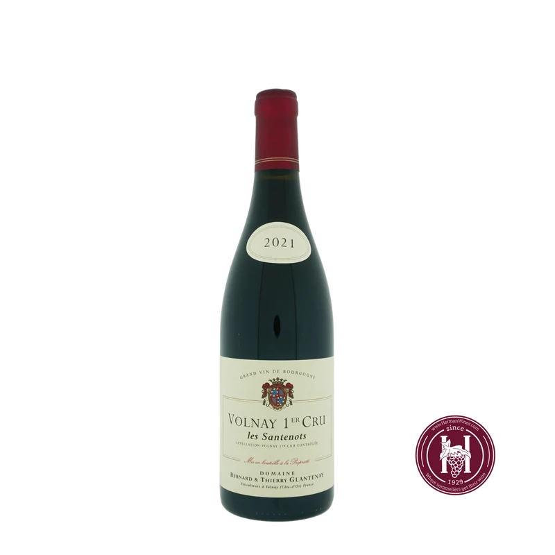Volnay 1er cru Santenots - Domaine Bernard & Thierry Glantenay - 2021 - 0.75 L - Frankrijk - Bourgogne - Rood