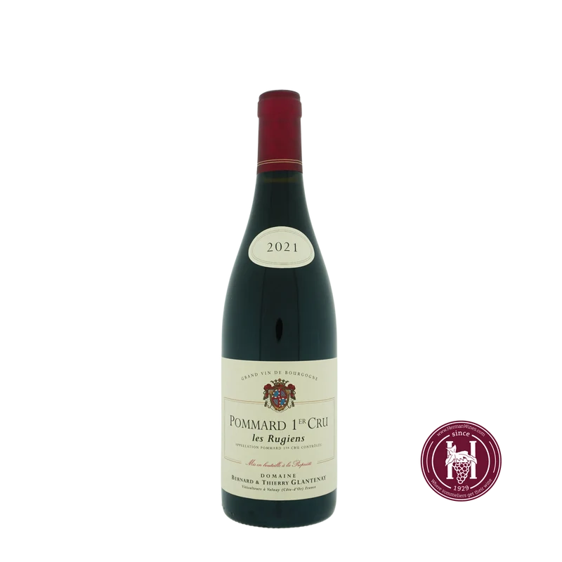 Pommard 1er cru Rugiens - Domaine Bernard & Thierry Glantenay - 2021 - 0.75 L - Frankrijk - Bourgogne - Rood