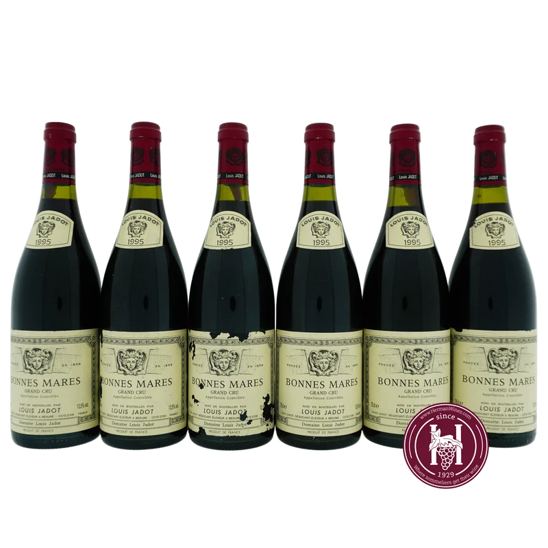 Bonnes Mares Grand Cru - Domaine Louis Jadot - 1995 - 0.75 L - Frankrijk - Bourgogne - Rood