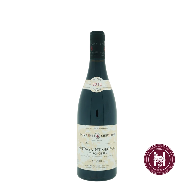 Nuits Saint Georges 1er cru les Roncieres - Domaine Robert Chevillon - 2012 - 0.75 L - Frankrijk - Bourgogne - Rood