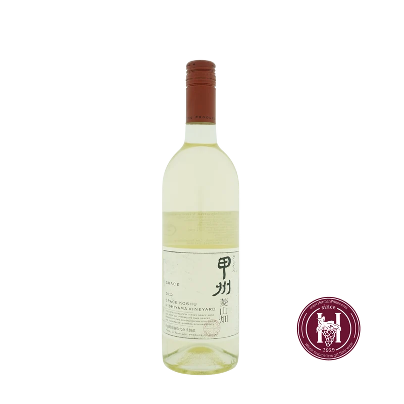 Koshu Hishiyama Vineyard - Grace Wine - 2022 - 0.75L - Japan - Yamanashi - Wit