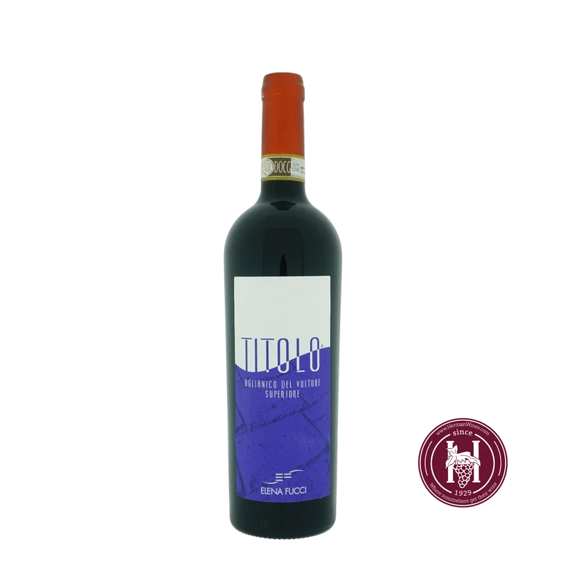 Titolo Aglianico del Vulture Superiore - Elena Fucci - 2019 - 0.75L - Italië - Basilicata - Rood