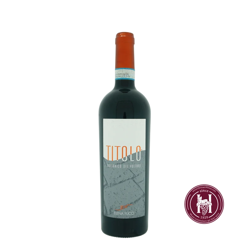 Titolo Aglianico del Vulture DOC - Elena Fucci - 2020 - 0.75L - Italië - Basilicata - Rood