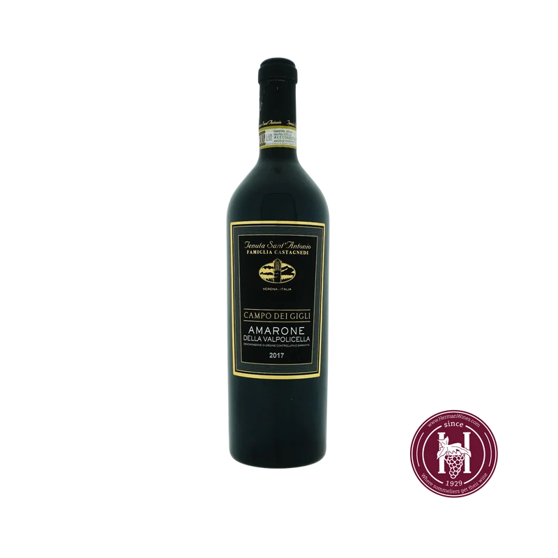 Amarone della Valpolicella Campo dei Gigli - Tenuta Sant'Antonio - 2017 - 0.75L - Italië - Veneto - Rood