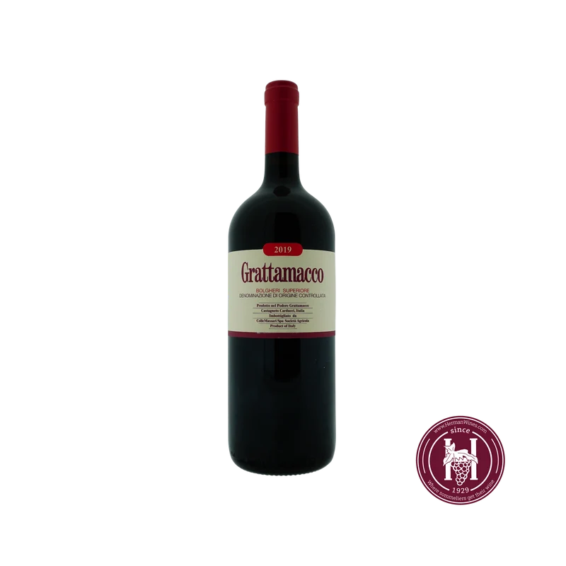 Grattamacco Bolgheri Superiore - Collemassari - 2019 - 1.5L - Italië - Toscane - Rood