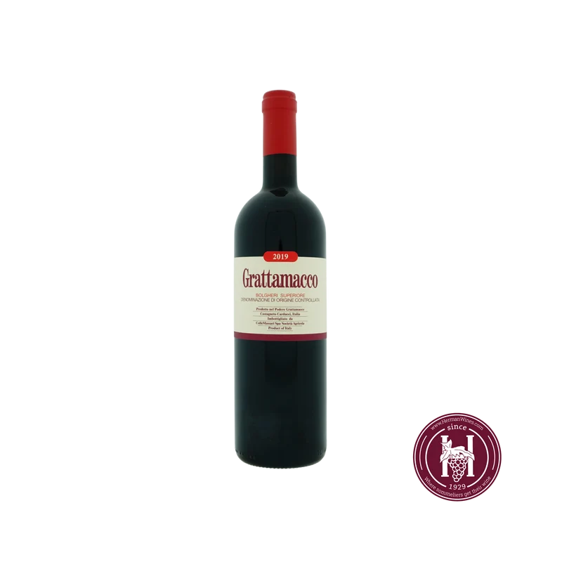 Grattamacco Bolgheri Superiore - Collemassari - 2019 - 0.75L - Italië - Toscane - Rood