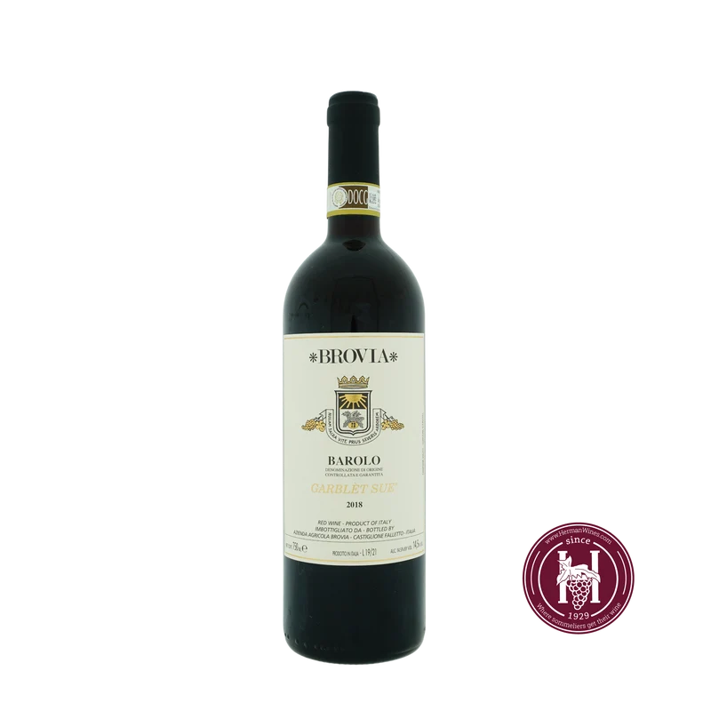 Barolo Garblet Sue - Brovia - 2018 - 0.75L - Italië - Piëmonte - Rood