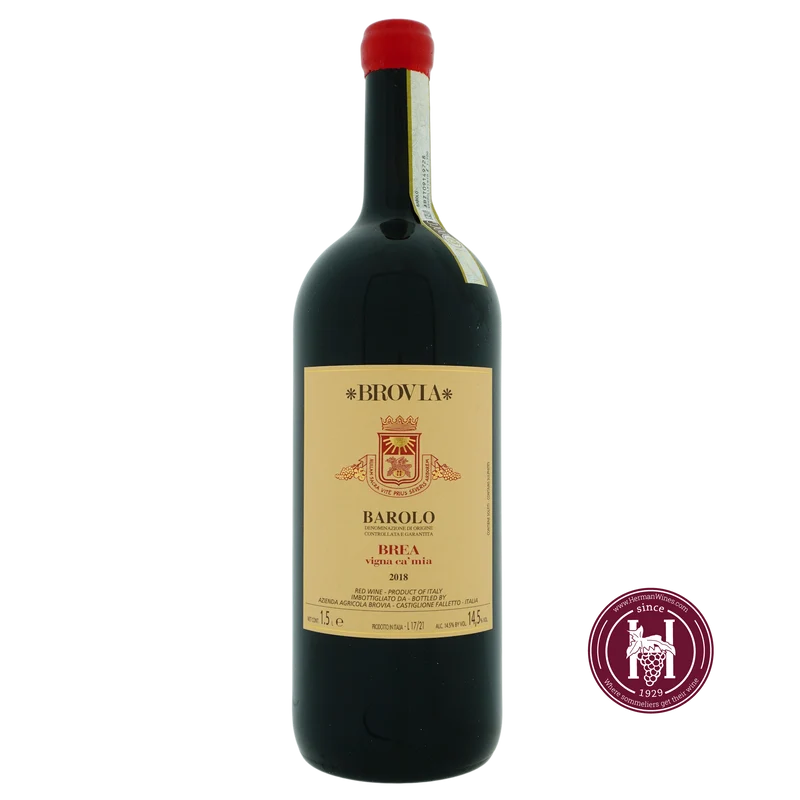 Barolo Brea vigna Ca'Mia - Brovia - 2018 - 1.5L - Italië - Piëmonte - Rood