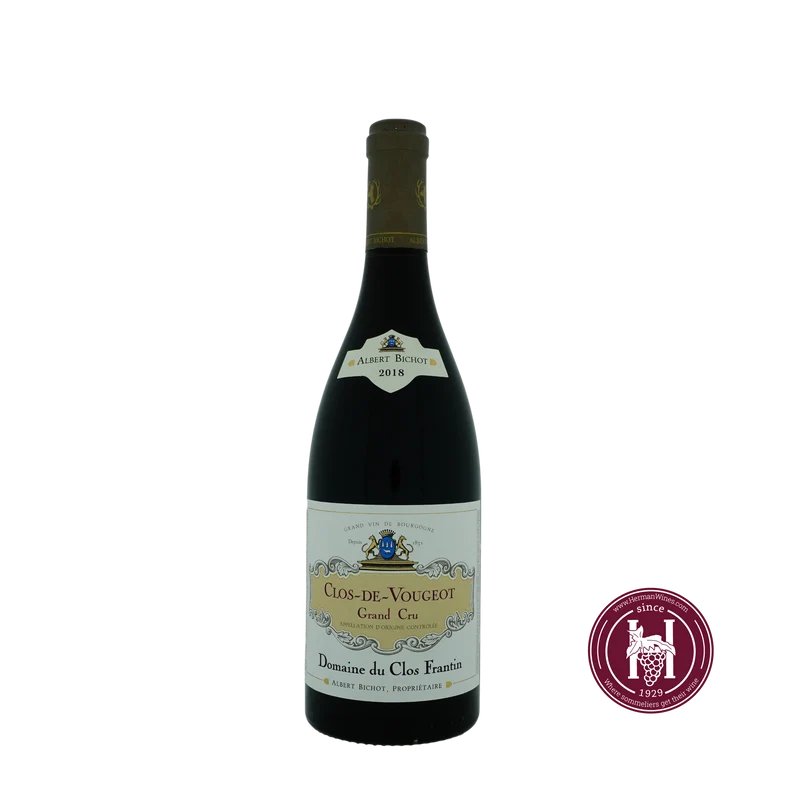 Clos Vougeot G.C. - Clos Frantin, Albert Bichot - 2018 - 0.75L - Frankrijk - Bourgogne - Rood