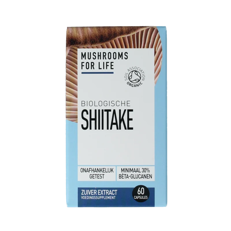 Mushrooms for Life Shiitake Bio 60 capsules