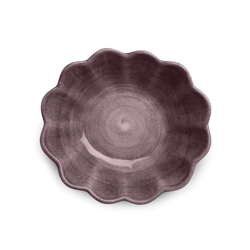 Kom Oyster 18cm plum