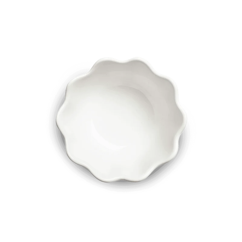 Kom Oyster mini 13cm white