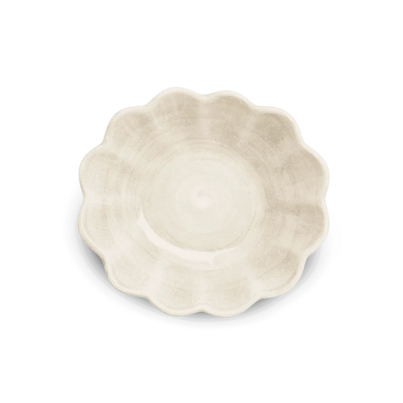Kom Oyster 18cm sand