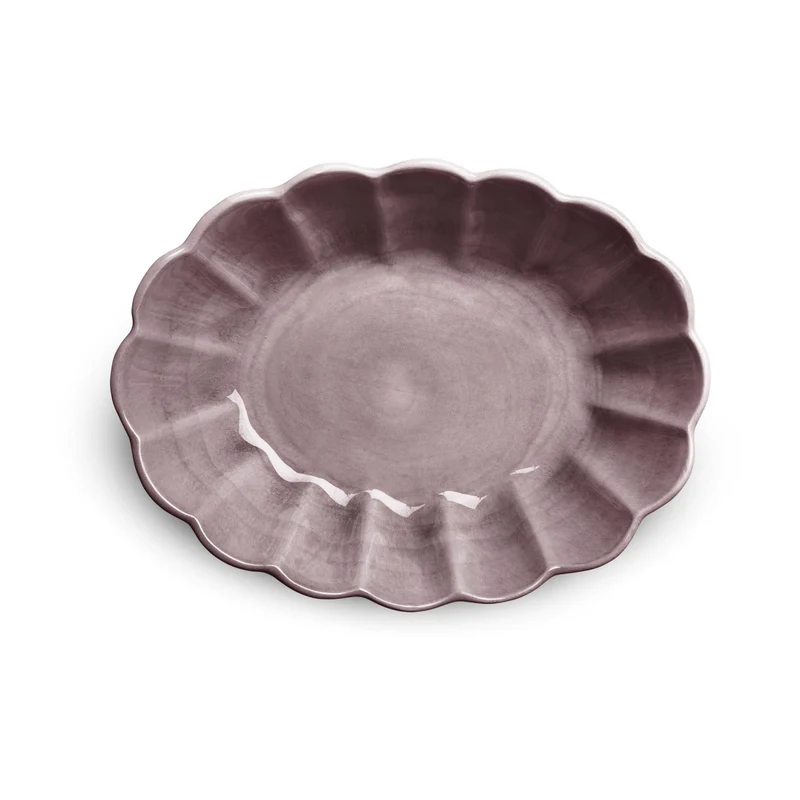 Kom Oyster 23cm plum