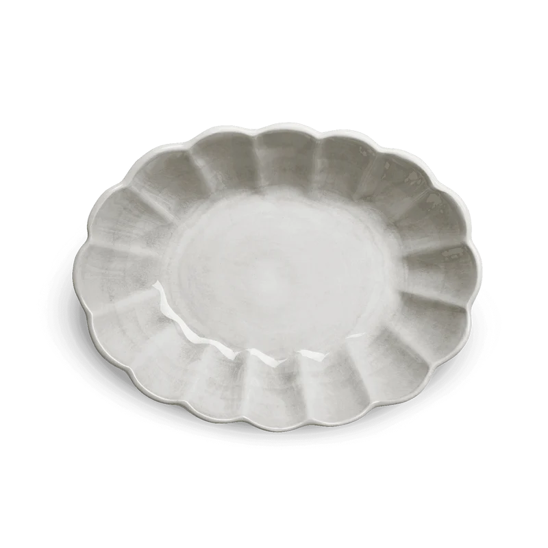Kom Oyster 23cm grey