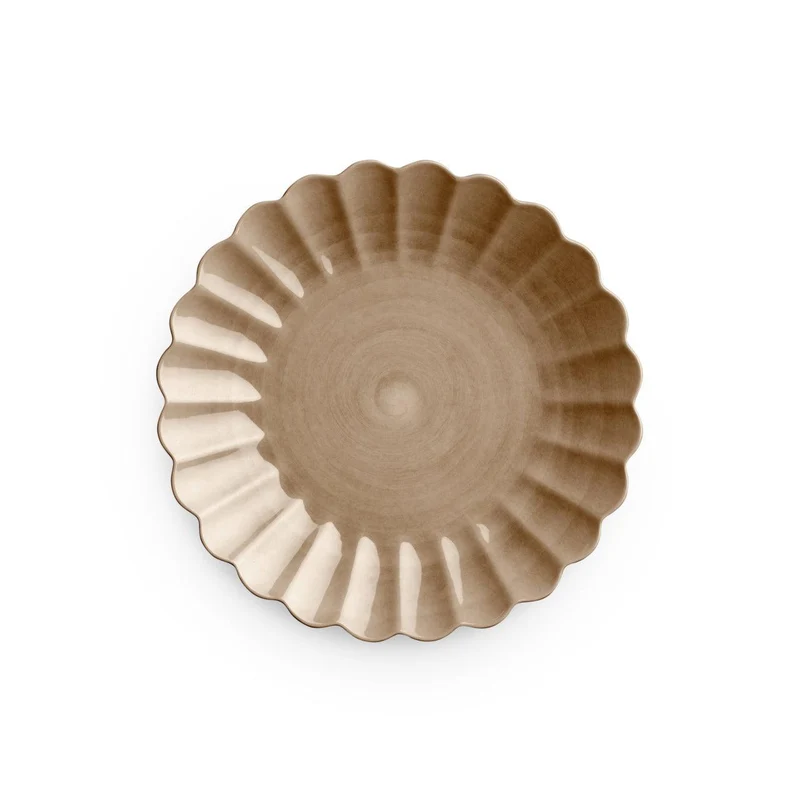 Dinerbord Oyster 28cm cinnamon