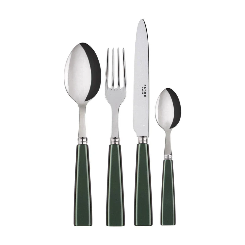 Icône bestekset 4-delig Dark Green