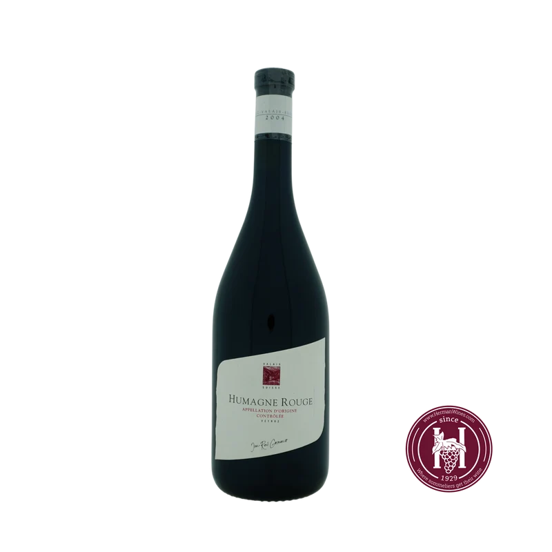 Humagne Rouge Valais - Germanier - 2004 - 0.75L - Zwitserland - Elders - Rood