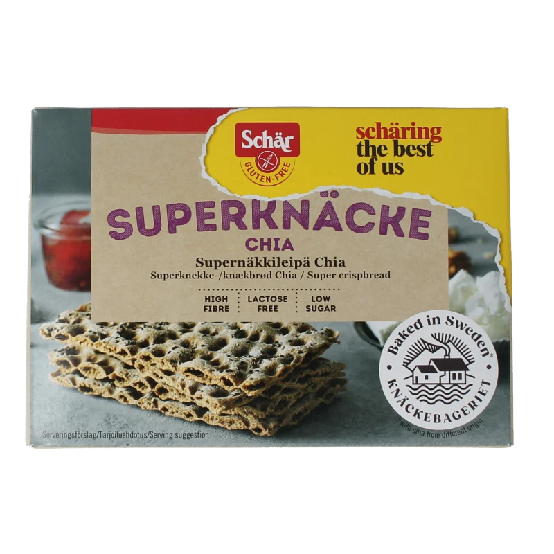 Schar Superknacke met chia glutenvrij 140 gram