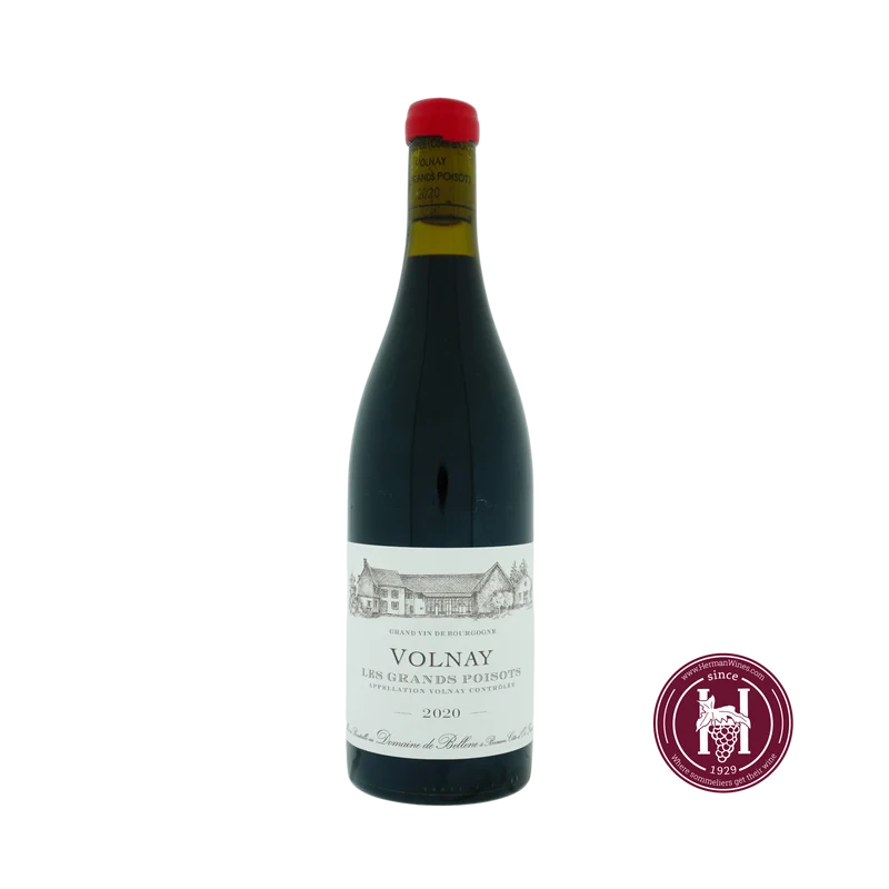 Volnay les Grands Poisots - Domaine de Bellene - 2020 - 0.75L - Frankrijk - Bourgogne - Rood
