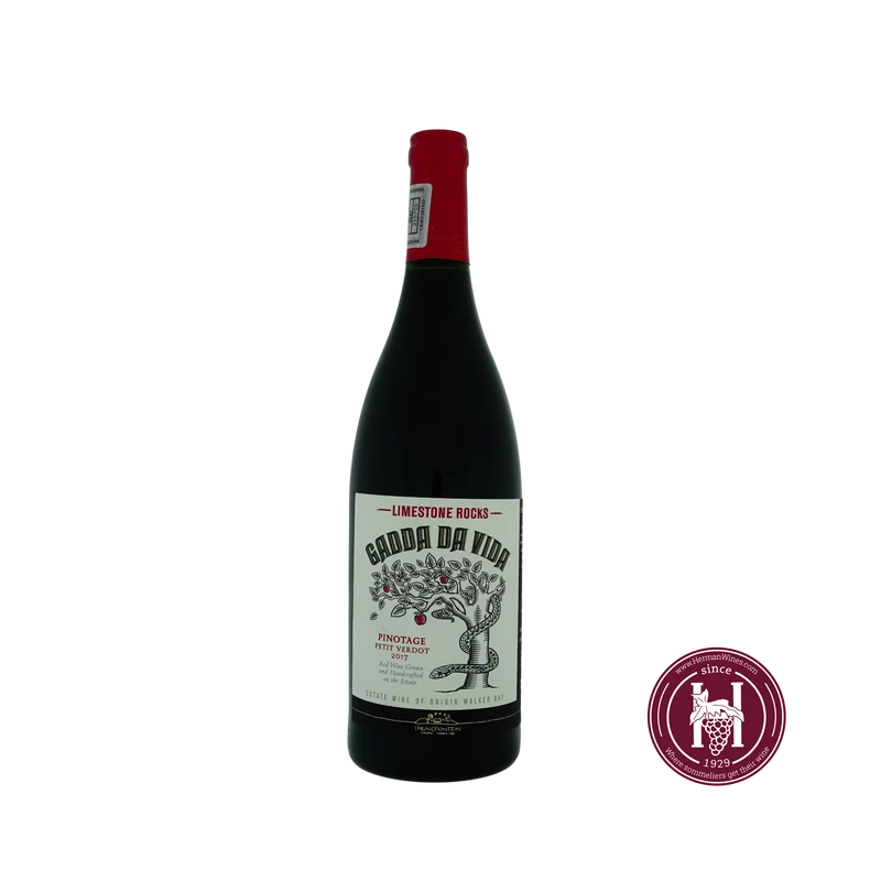 Limestone Rocks Gadda Da Vida - Springfontein - 2017 - 0.75L - Zuid Afrika - Walker Bay - Rood