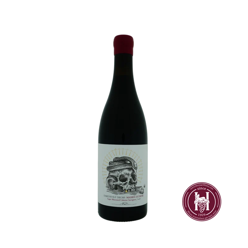 Daredevils' Drums Cabernet Sauvignon Mashes Extreme - Springfontein - 2018 - 0.75L - Zuid Afrika - Walker Bay - Rood