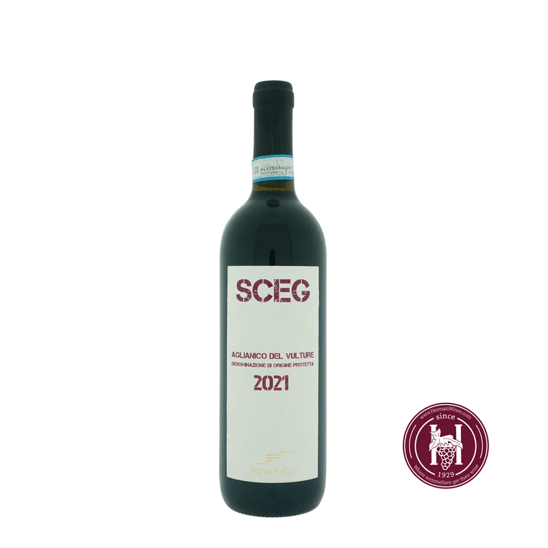 SCEG Aglianico del Vulture DOC - Elena Fucci - 2021 - 0.75L - Italië - Basilicata - Rood