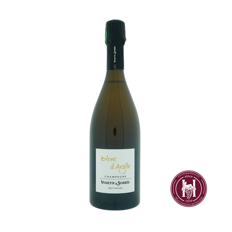 Blanc d'Argile brut nature - Champagne Vouette & Sorbée - non-vintage - 0.75L - Frankrijk - Champagne - Wit