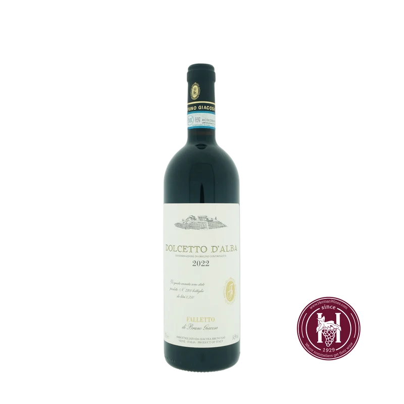 Dolcetto d'Alba Falletto - Bruno Giacosa - 2022 - 0.75L - Italië - Piëmonte - Rood