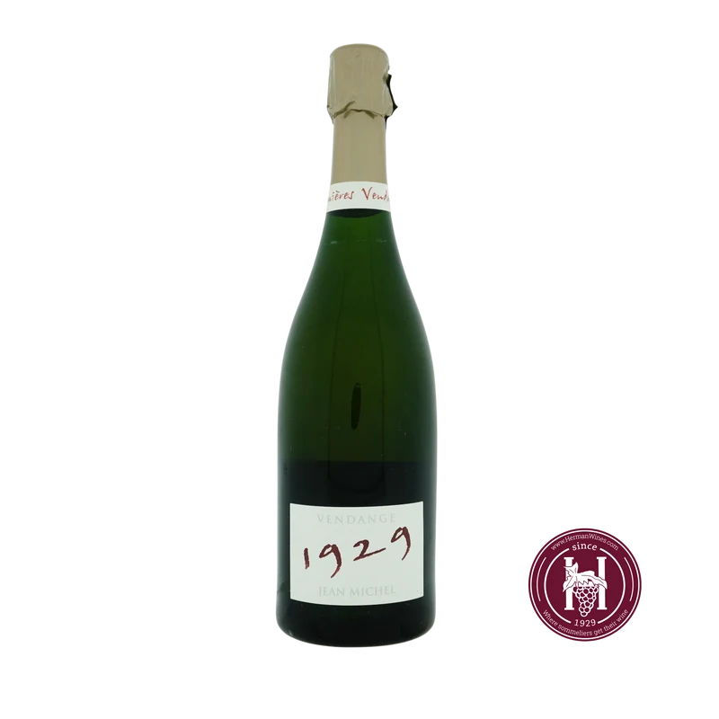 Champagne premieres vendanges 0 dosage, RD 05-2022 - Champagne Jean Michel - 1929 - 0.75L - Frankrijk - Champagne - Wit