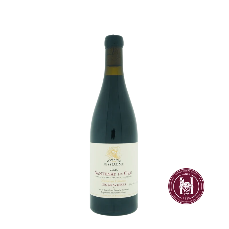 Santenay 1er cru les Gravieres Numerus Clausus rouge - Domaine Jessiaume - 2020 - 0.75L - Frankrijk - Bourgogne - Rood
