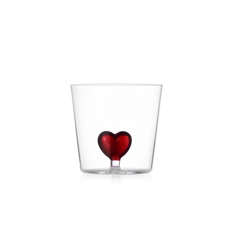 Waterglas Red Heart