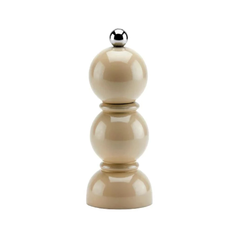 Peper- en zoutmolen Mini Bobbin Cappuccino 14cm
